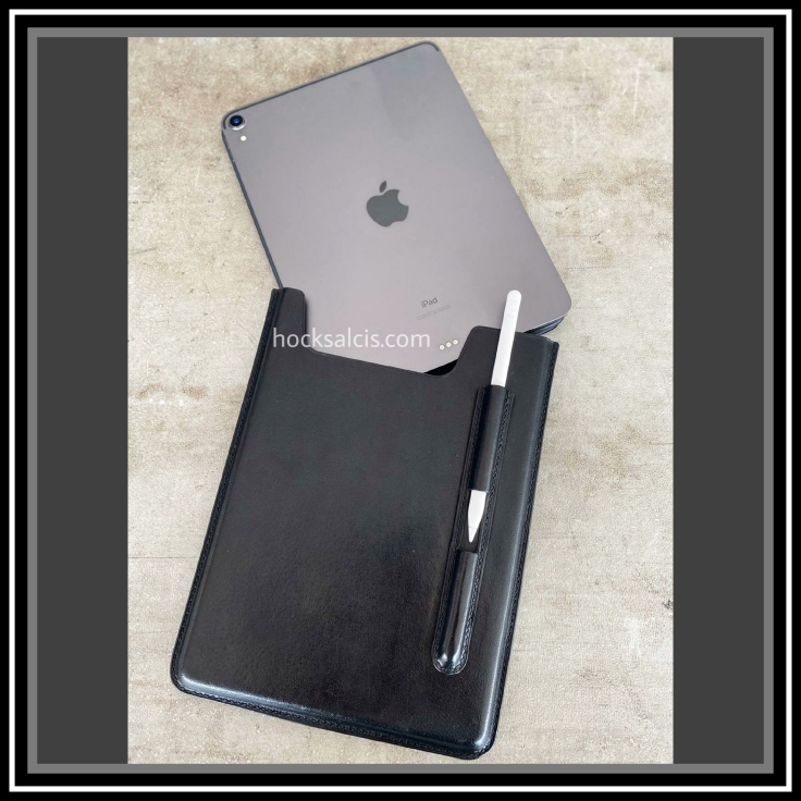 leather ipad case with apple pencil holder